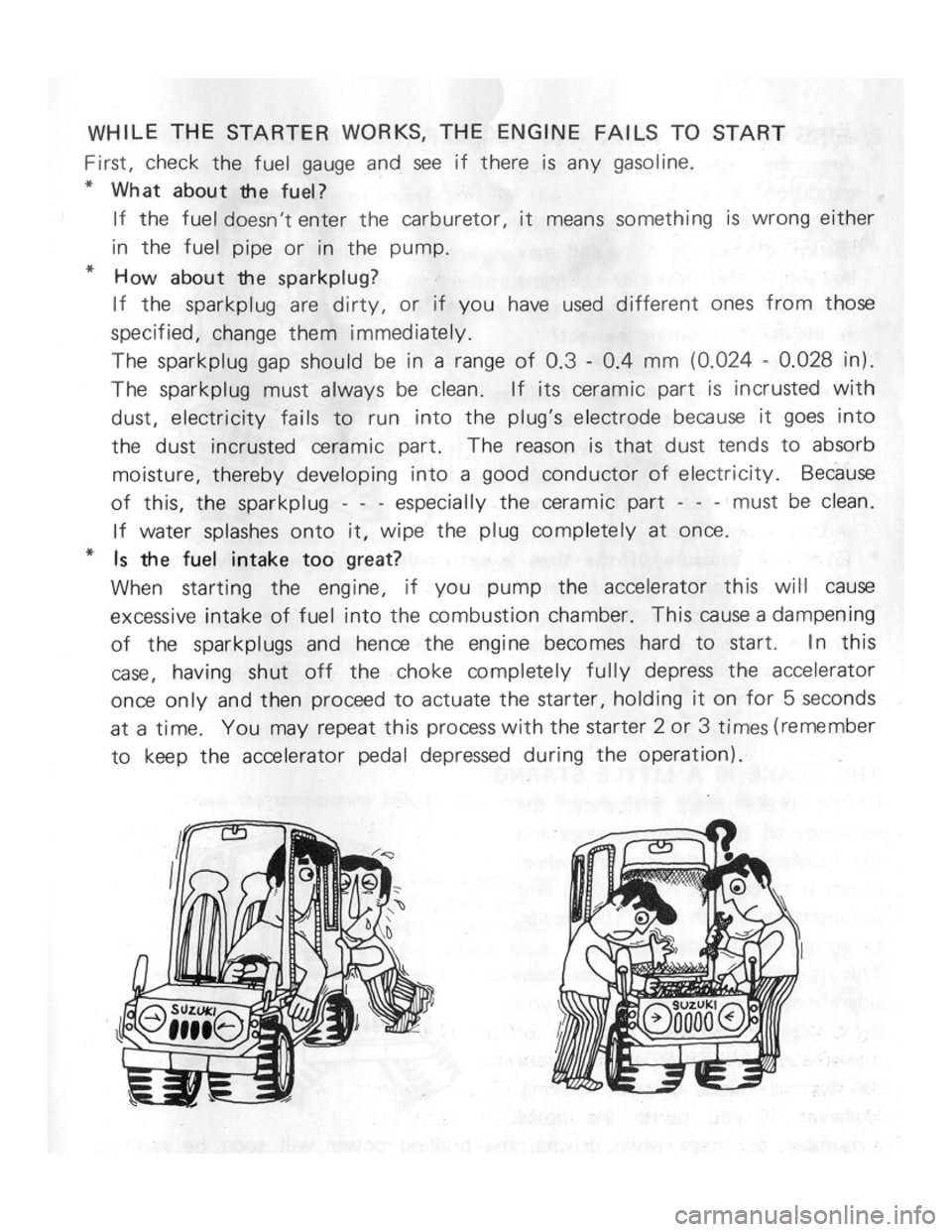 SUZUKI LJ50 1975 1.G Owners Manual 