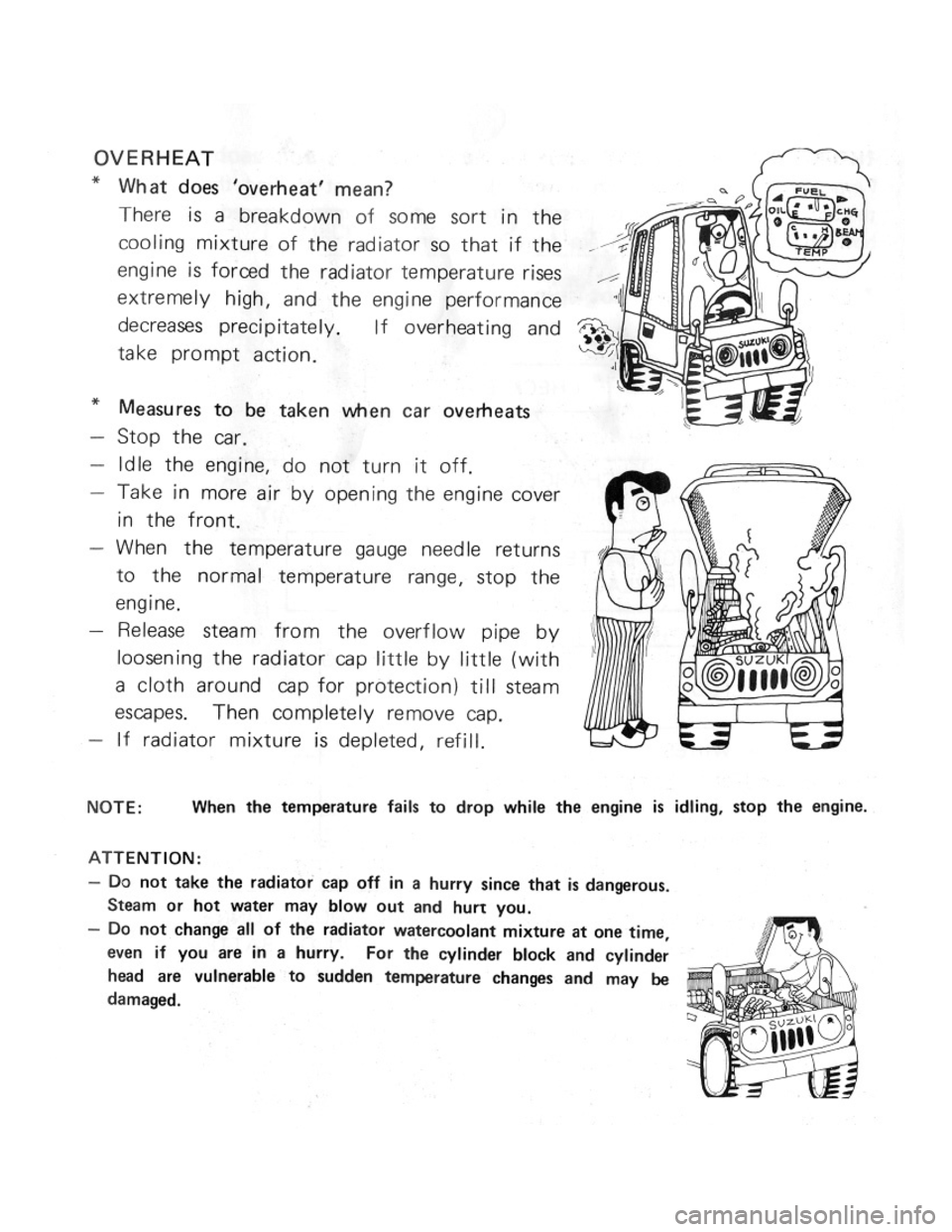 SUZUKI LJ50 1975 1.G Owners Manual 