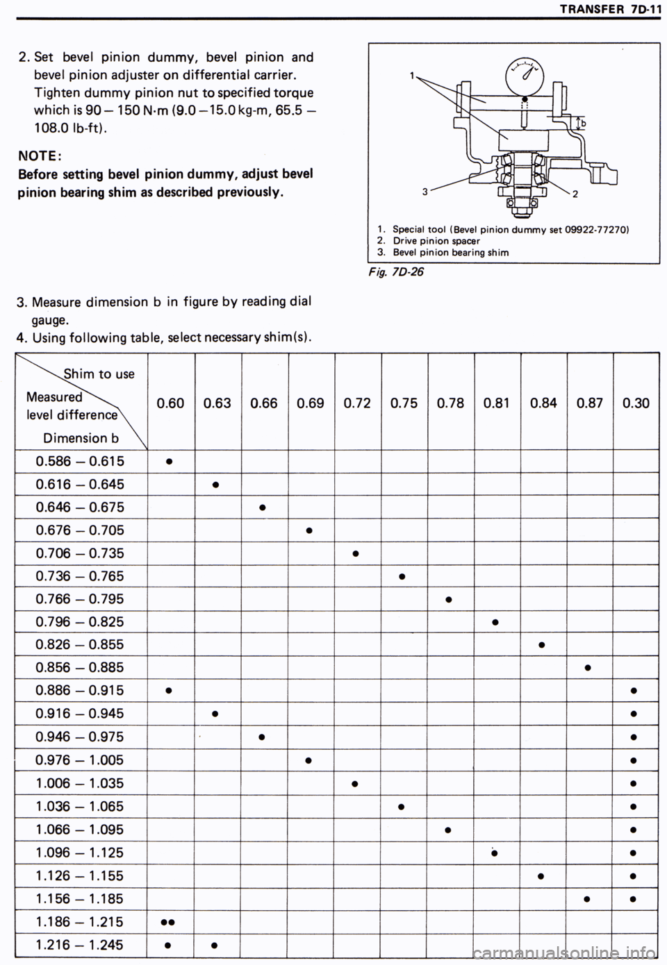 SUZUKI SWIFT 2000 1.G SF416 Supplementary Service Workshop Manual 