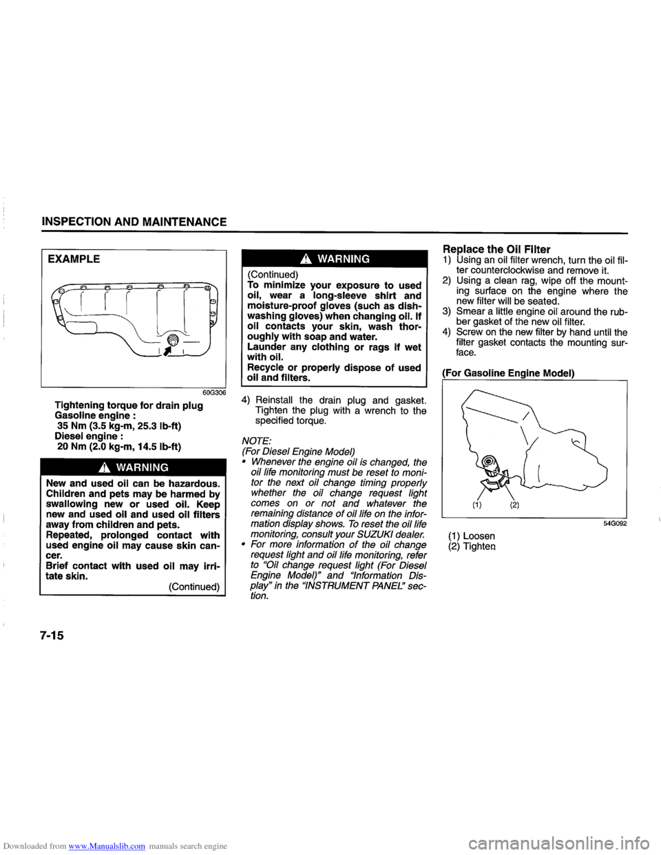 SUZUKI SWIFT 2009 2.G Owners Manual Downloaded from www.Manualslib.com manuals search engine   