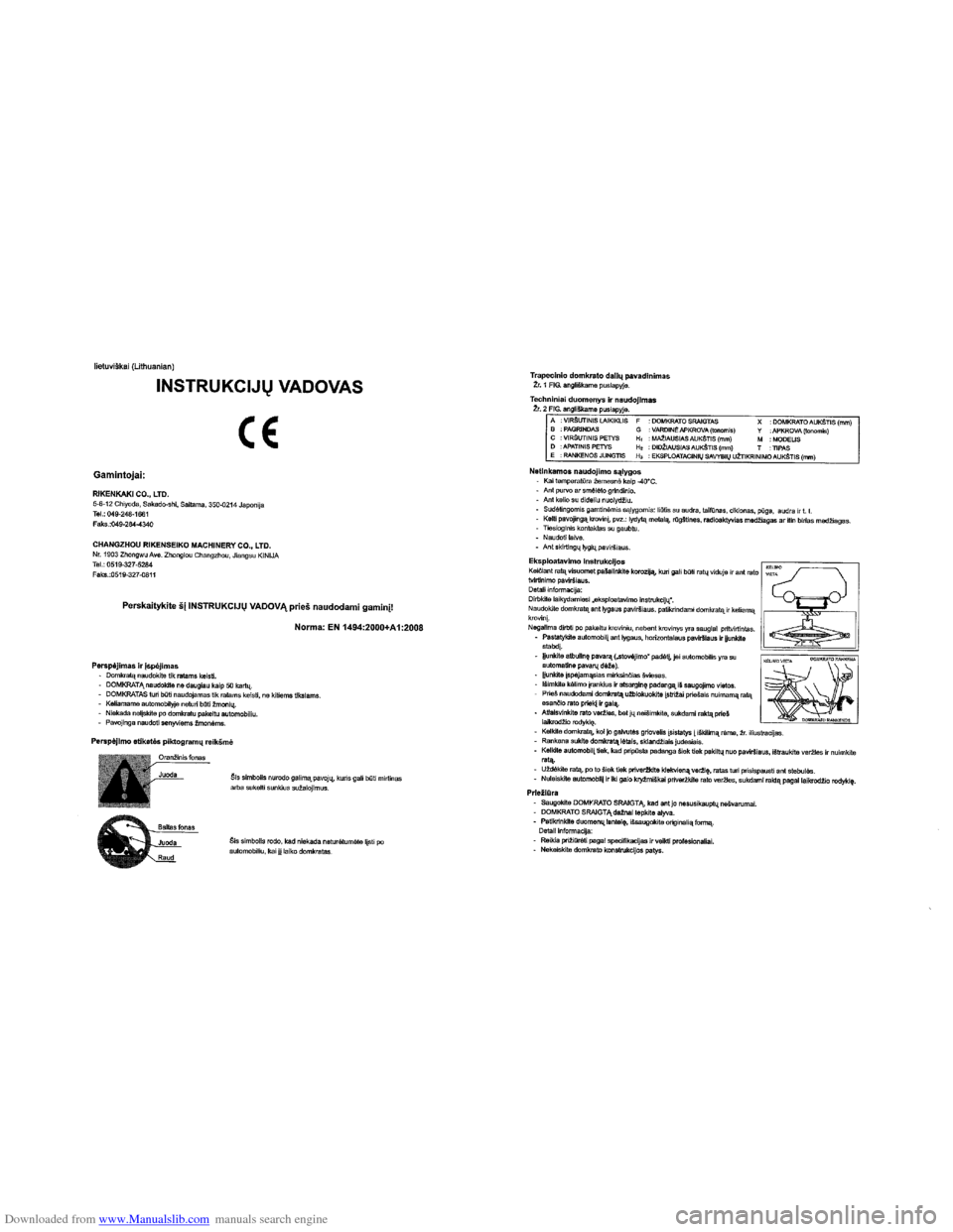 SUZUKI SWIFT 2009 2.G Owners Manual Downloaded from www.Manualslib.com manuals search engine   