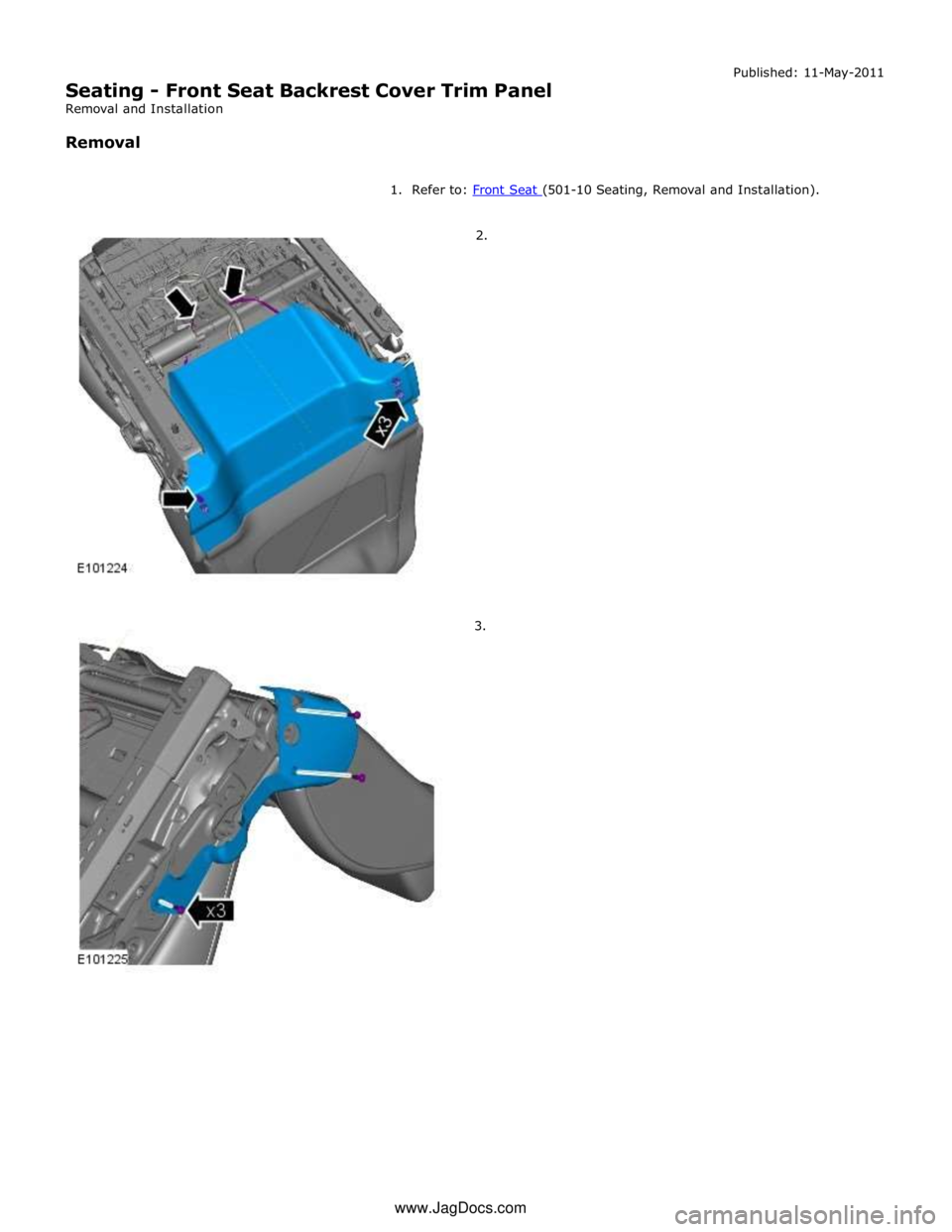 JAGUAR XFR 2010 1.G Workshop Manual  
        2. 
3. www.JagDocs.com 