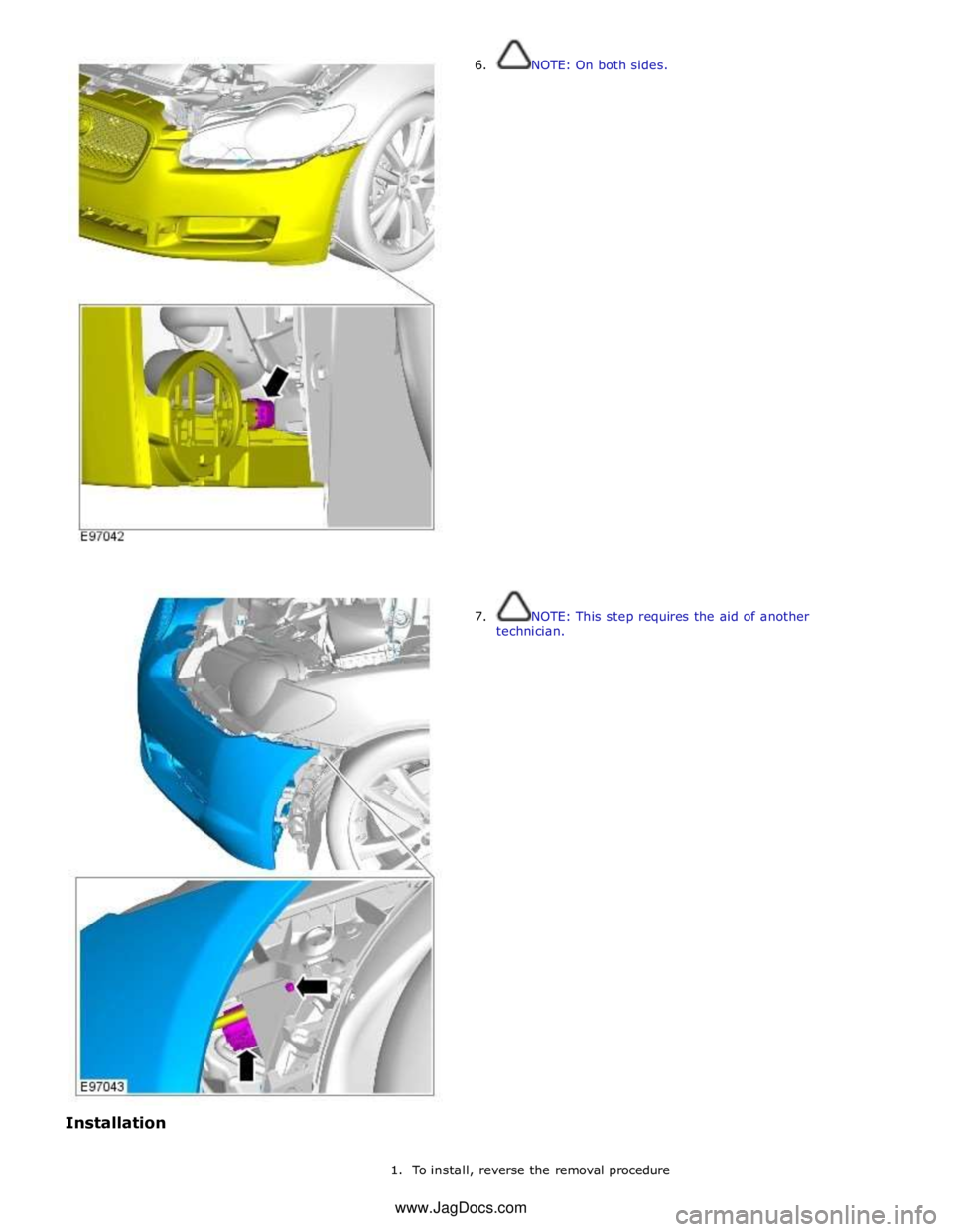 JAGUAR XFR 2010 1.G Workshop Manual www.JagDocs.com 