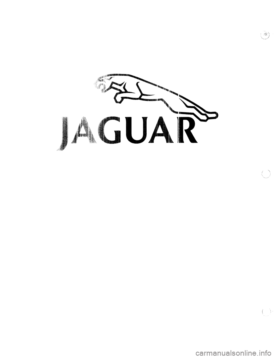 JAGUAR XJS 1988 1.G Update Manual 