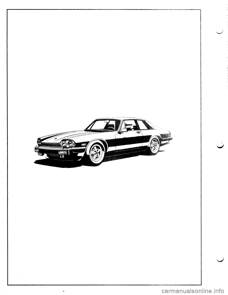 JAGUAR XJS 1988 1.G Update Manual 
