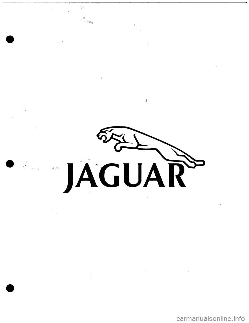 JAGUAR XJS 1989 1.G Update Manual 