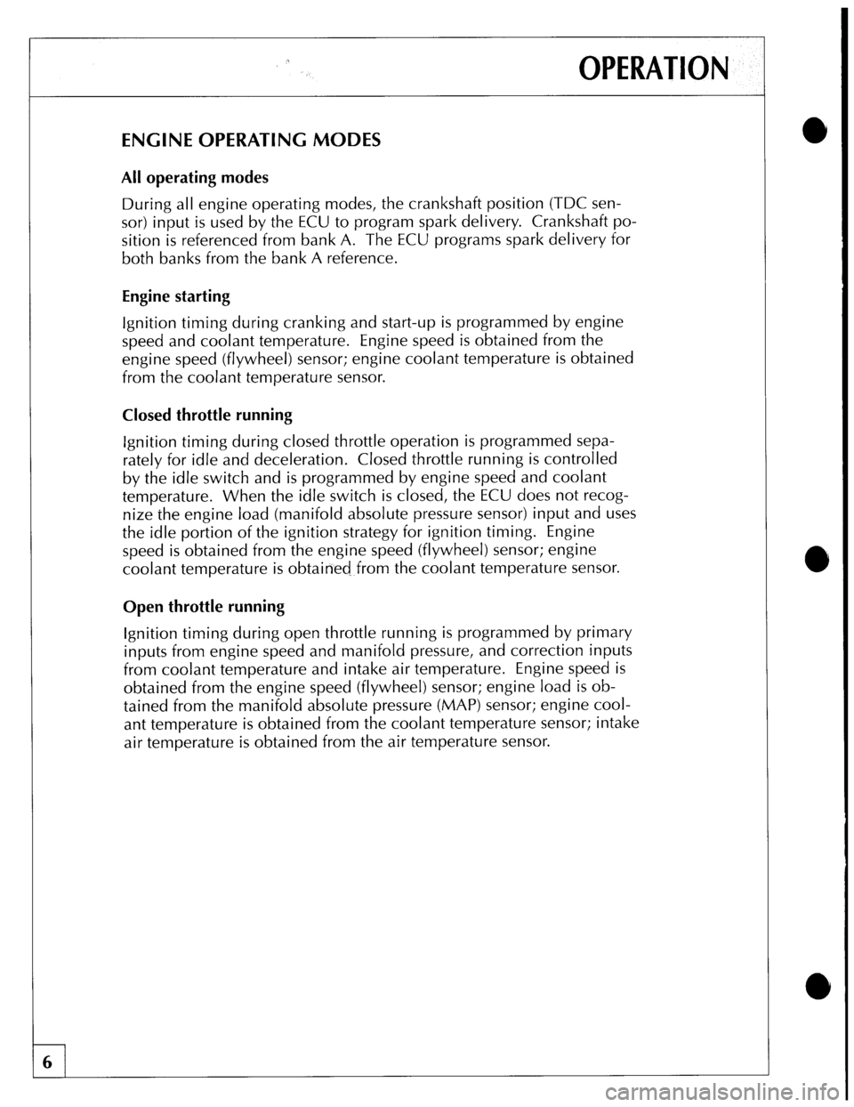 JAGUAR XJS 1989 1.G Update Manual 