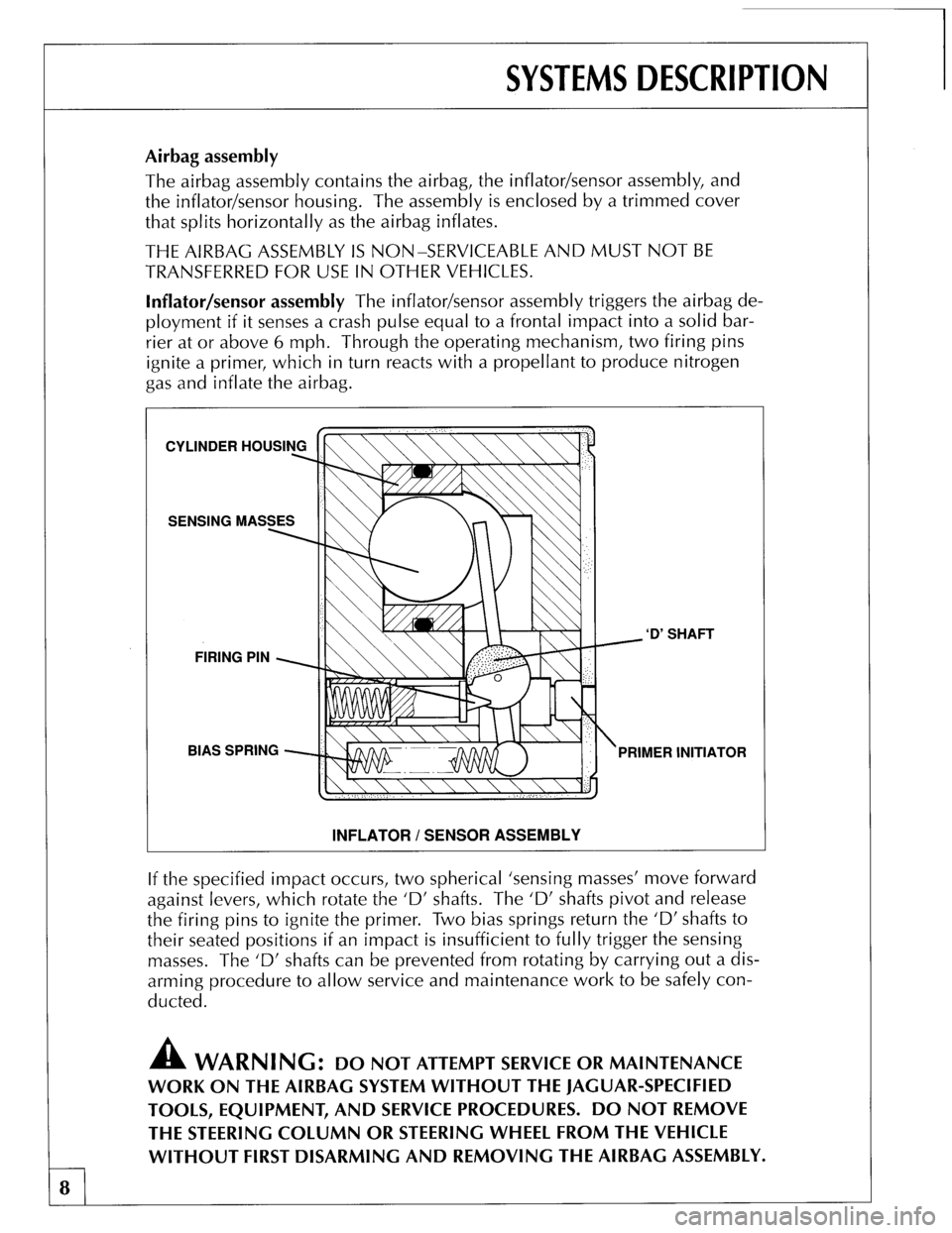 JAGUAR XJS 1990 1.G Update Manual 