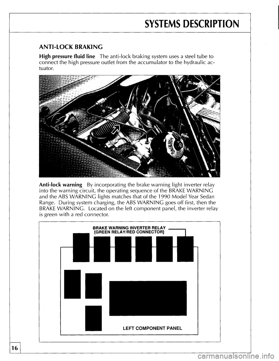 JAGUAR XJS 1990 1.G Update Manual 