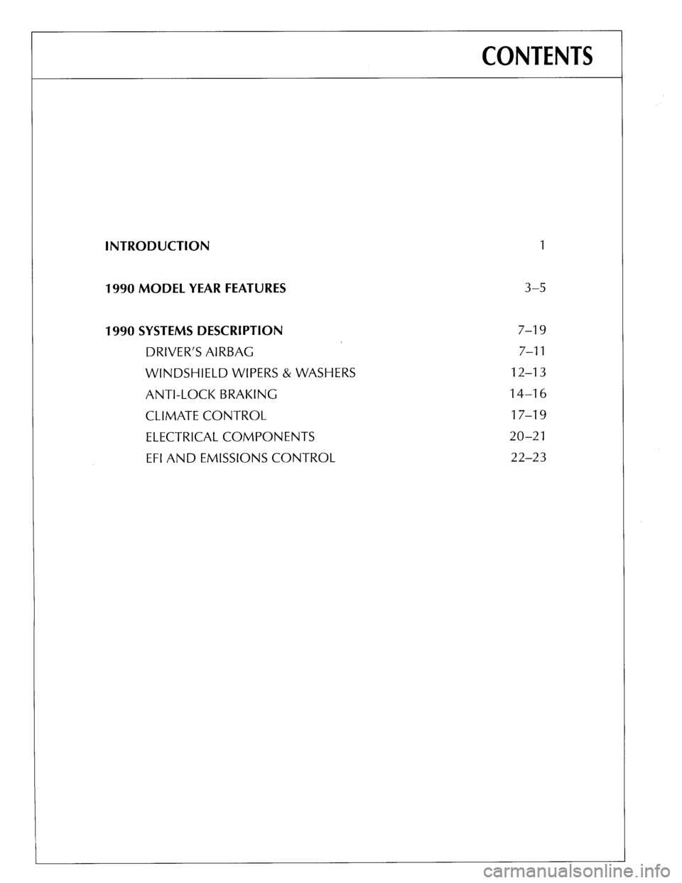 JAGUAR XJS 1990 1.G Update Manual 