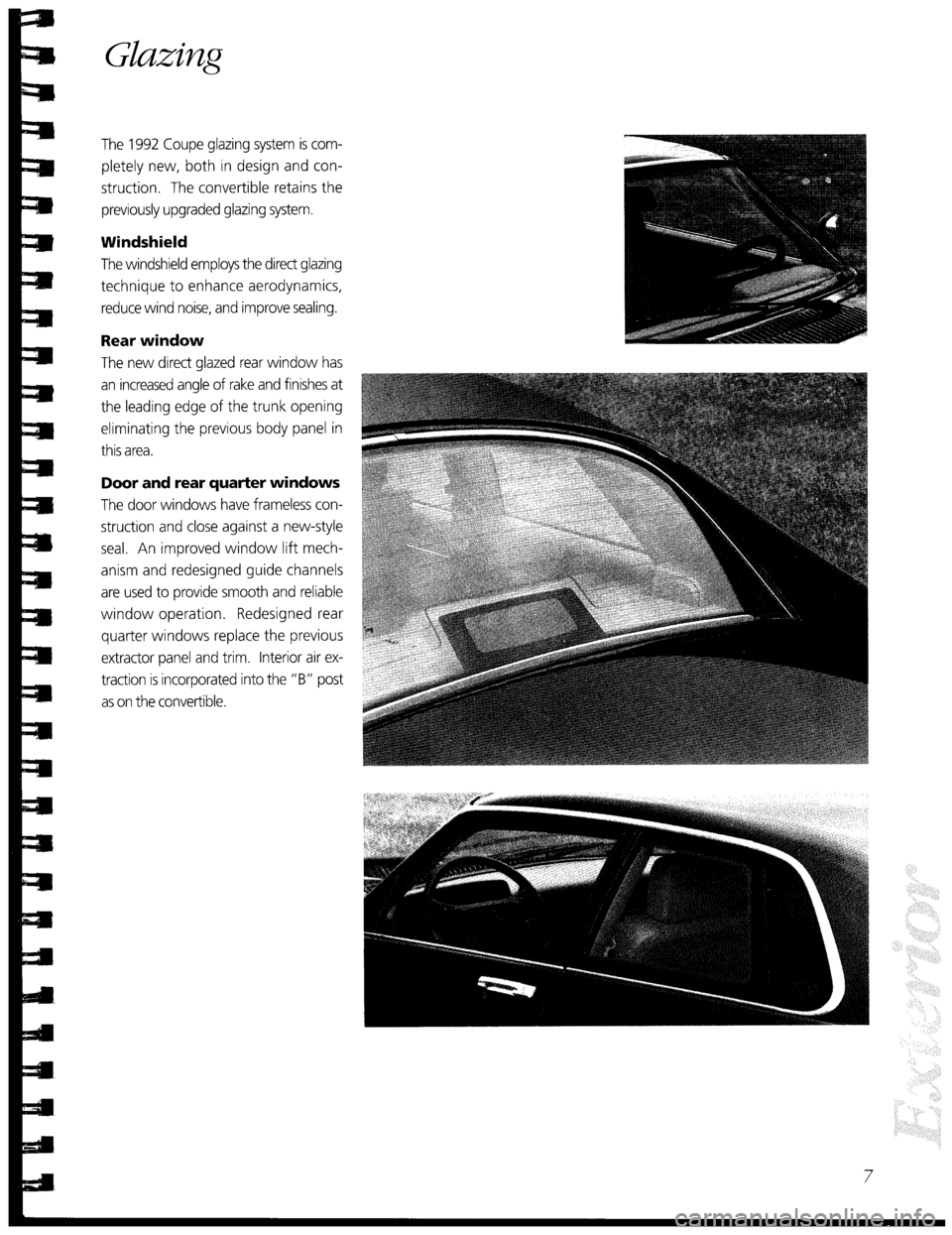 JAGUAR XJS 1992 1.G Technical Information Manual 
