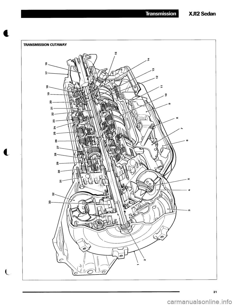 JAGUAR XJ12 1994 2.G Technical Information Manual 
