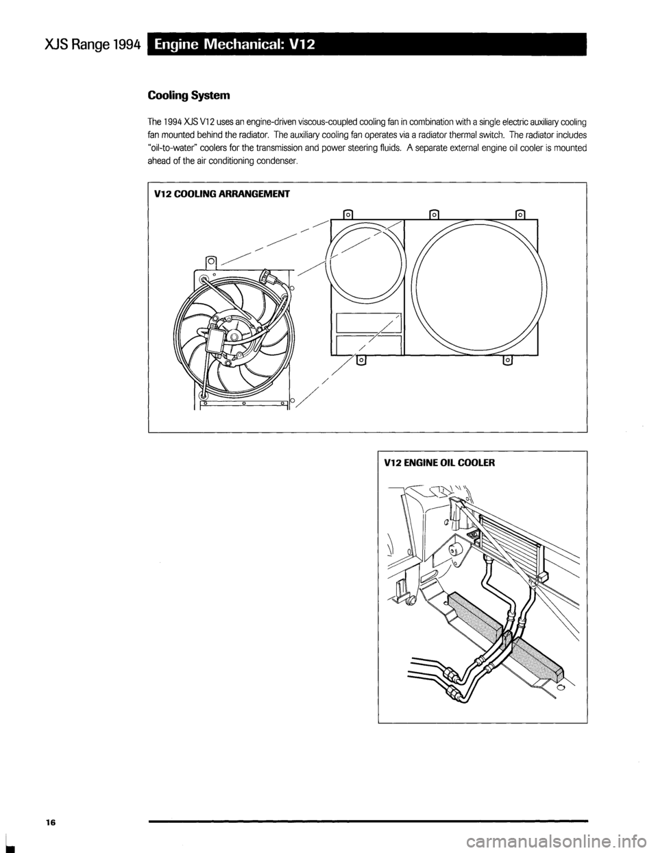 JAGUAR XJS 1994 2.G Update Manual 
