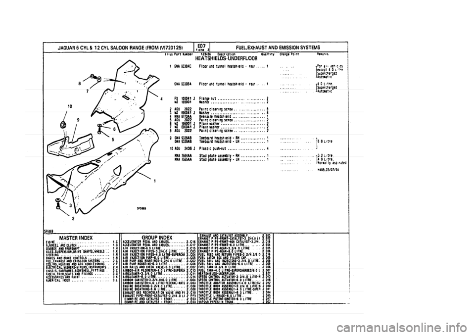 JAGUAR XJ 1994 2.G Parts Catalogue 2 