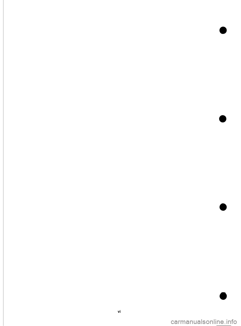 JAGUAR XJ6 1994 2.G Electrical Diagnostic Manual vi  