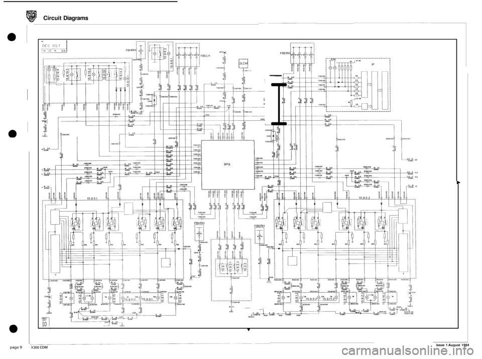 JAGUAR XJ6 1994 2.G Electrical Diagnostic Manual Circuit Diagrams 
DEC 1157 ;I 
I 
BLIoolloLs 
BPU 
fCOo610tl -- 
I 
IP 
1134 
llJ4 
I v 
issue 1 August 1994  