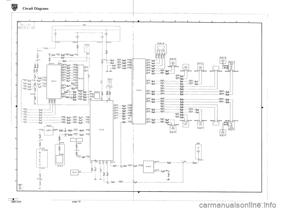 JAGUAR XJ6 1994 2.G Electrical Diagnostic Manual vua3 OOEX 
I  