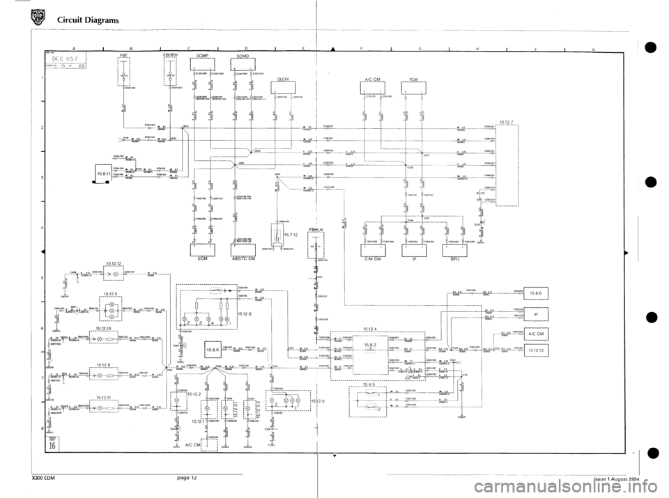 JAGUAR XJ6 1994 2.G Electrical Diagnostic Manual ZL a6ed vua3 OOEX 
1 
c 
,______-________________________________------, 
Vs"1i 
f 
n  