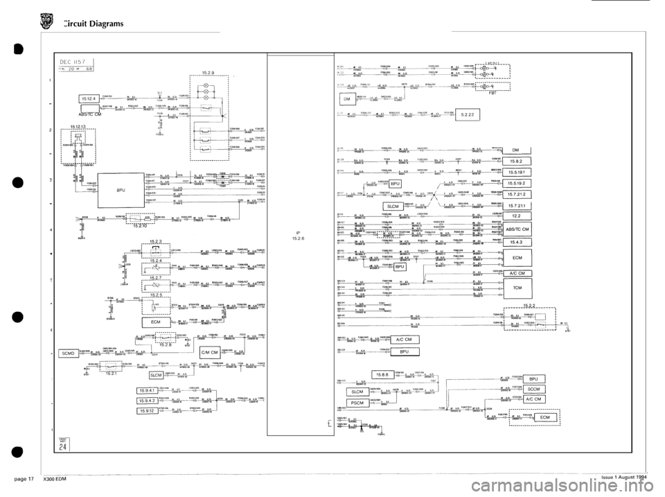 JAGUAR XJ6 1994 2.G Electrical Diagnostic Manual \/ 
/ I 
SZSL dl 
BIP 
w3 31/S8V 
I 
/I  