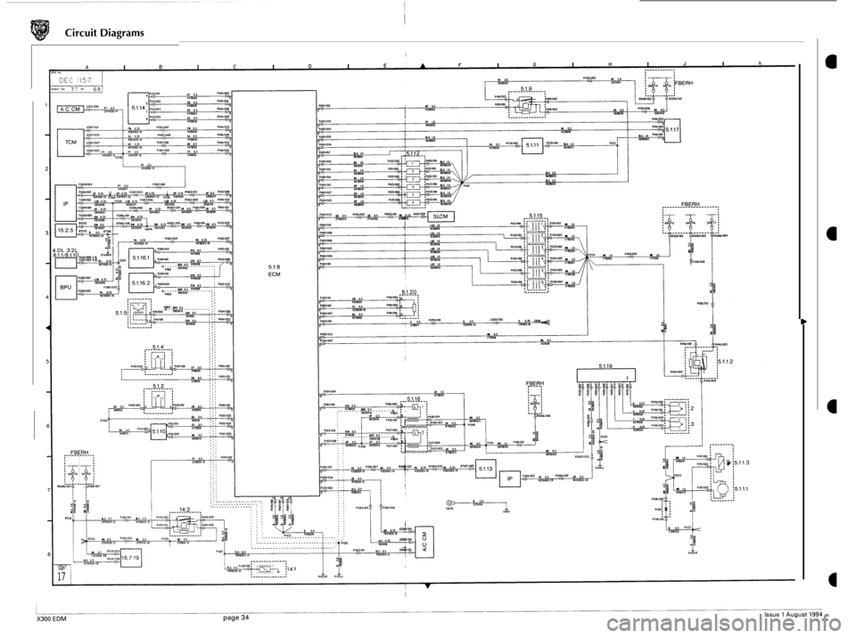 JAGUAR XJ6 1994 2.G Electrical Diagnostic Manual 
