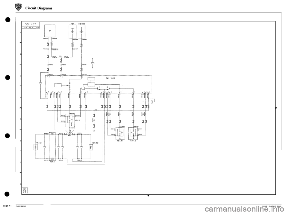 JAGUAR XJ6 1994 2.G Electrical Diagnostic Manual x 
2 
ca 0 
a, I -4 I 01 I 0 A P I w I N I - 
"  