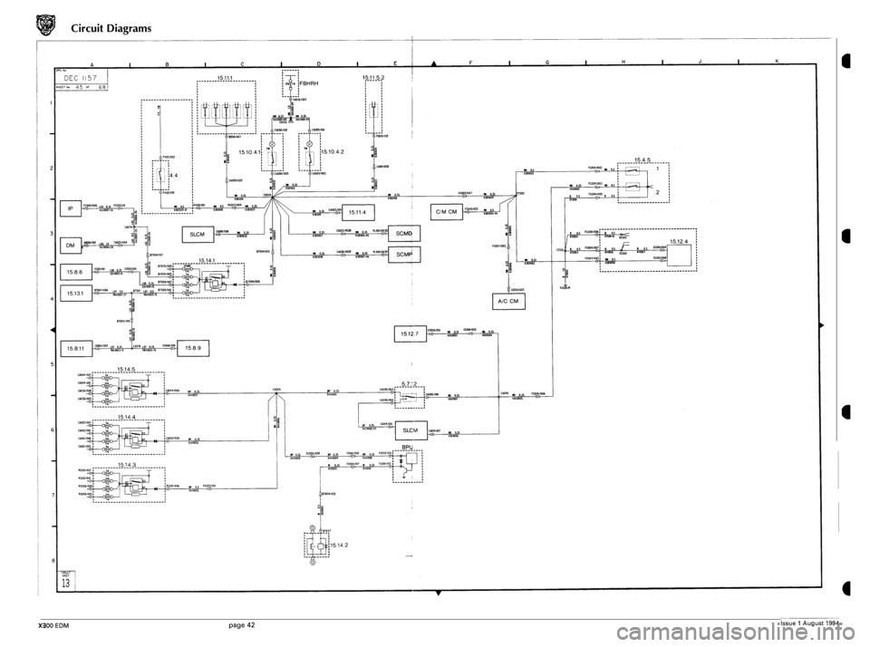 JAGUAR XJ6 1994 2.G Electrical Diagnostic Manual vua3 OOEX zp a6ed  