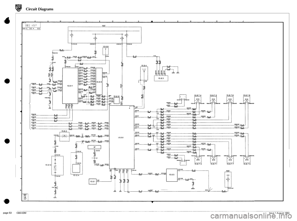 JAGUAR XJ6 1994 2.G Electrical Diagnostic Manual &cj a6ed 
1 
0- 
9891  