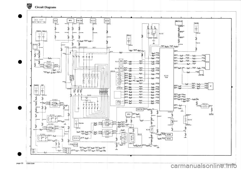 JAGUAR XJ6 1994 2.G Electrical Diagnostic Manual 