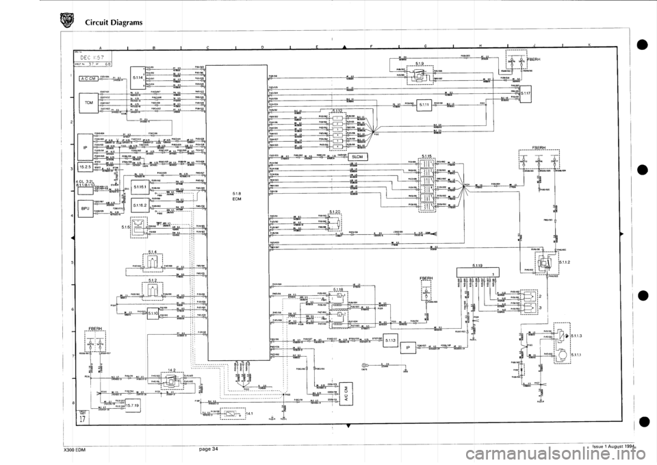 JAGUAR XJ6 1994 2.G Electrical Diagnostic Manual 