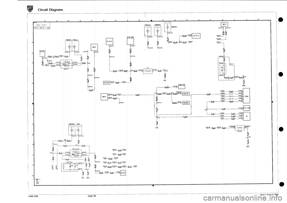 JAGUAR XJ6 1994 2.G Electrical Diagnostic Manual 