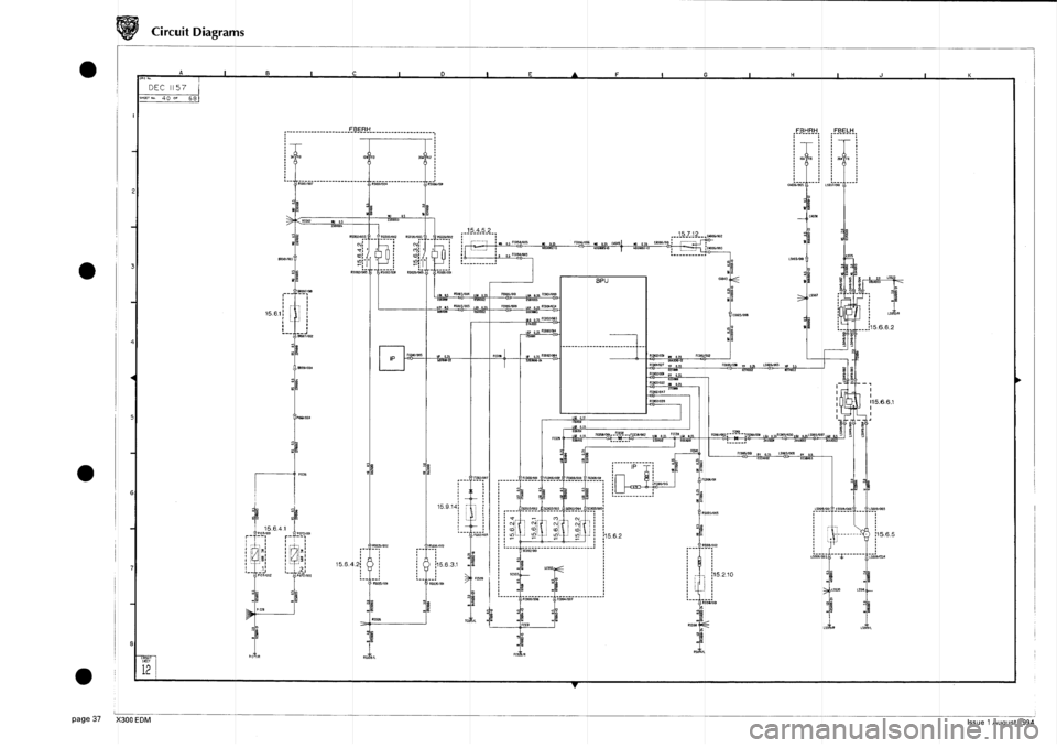 JAGUAR XJ6 1994 2.G Electrical Diagnostic Manual 