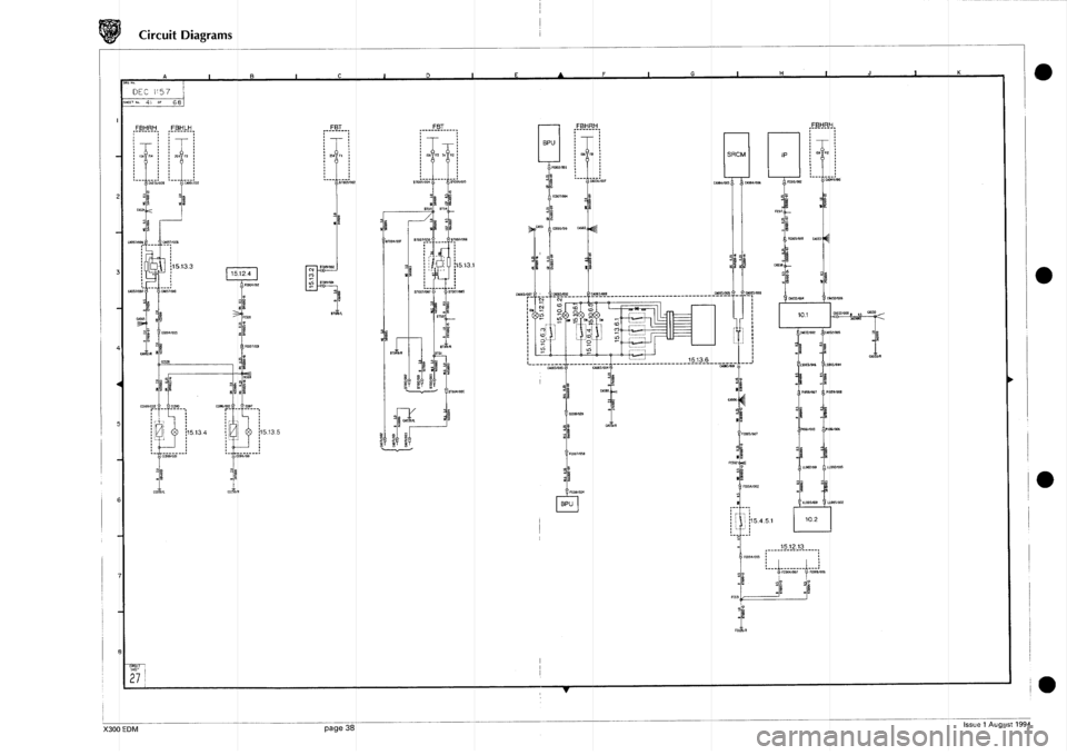 JAGUAR XJ6 1994 2.G Electrical Diagnostic Manual 