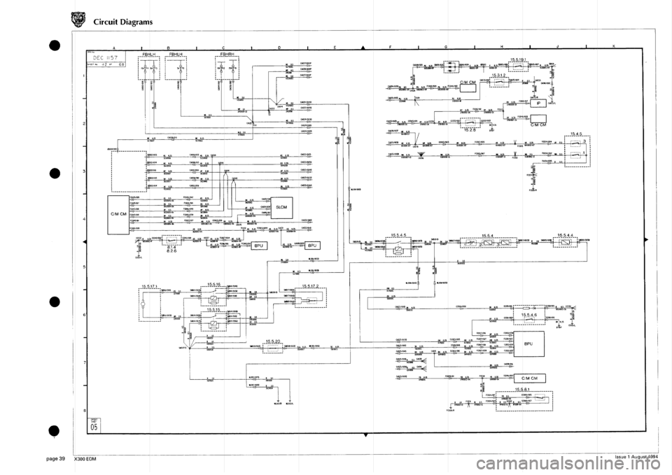 JAGUAR XJ6 1994 2.G Electrical Diagnostic Manual 