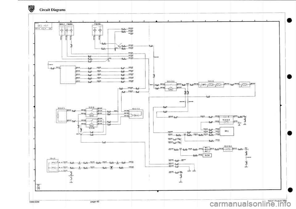 JAGUAR XJ6 1994 2.G Electrical Diagnostic Manual 