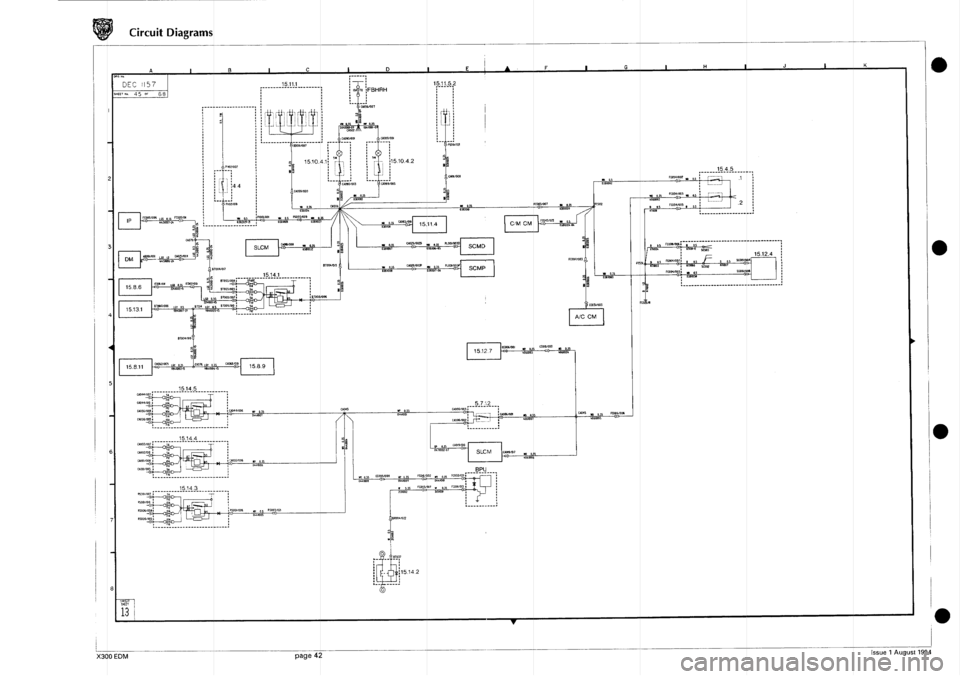 JAGUAR XJ6 1994 2.G Electrical Diagnostic Manual 