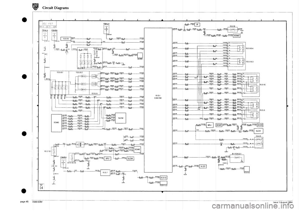 JAGUAR XJ6 1994 2.G Electrical Diagnostic Manual 