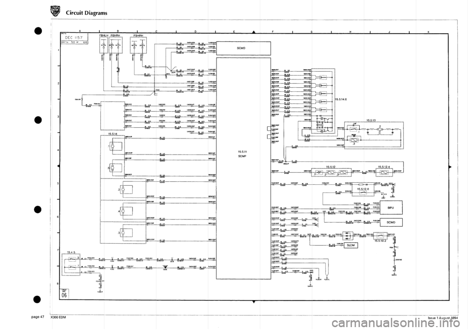 JAGUAR XJ6 1994 2.G Electrical Diagnostic Manual 