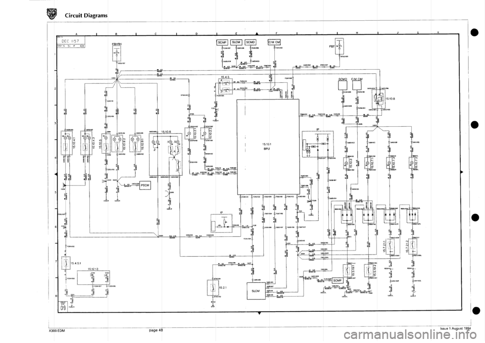 JAGUAR XJ6 1994 2.G Electrical Diagnostic Manual 