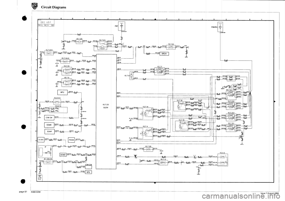 JAGUAR XJ6 1994 2.G Electrical Diagnostic Manual 