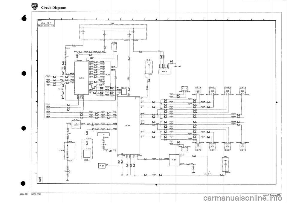 JAGUAR XJ6 1994 2.G Electrical Diagnostic Manual 