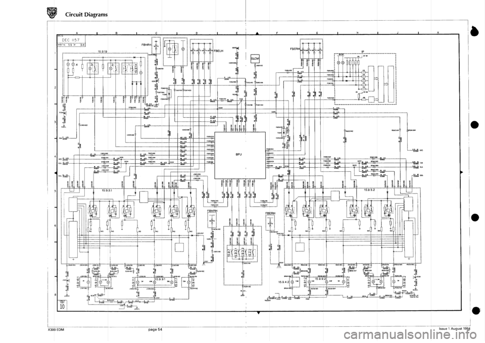 JAGUAR XJ6 1994 2.G Electrical Diagnostic Manual 