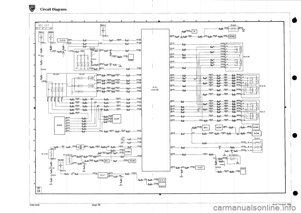 JAGUAR XJ6 1994 2.G Electrical Diagnostic Manual 