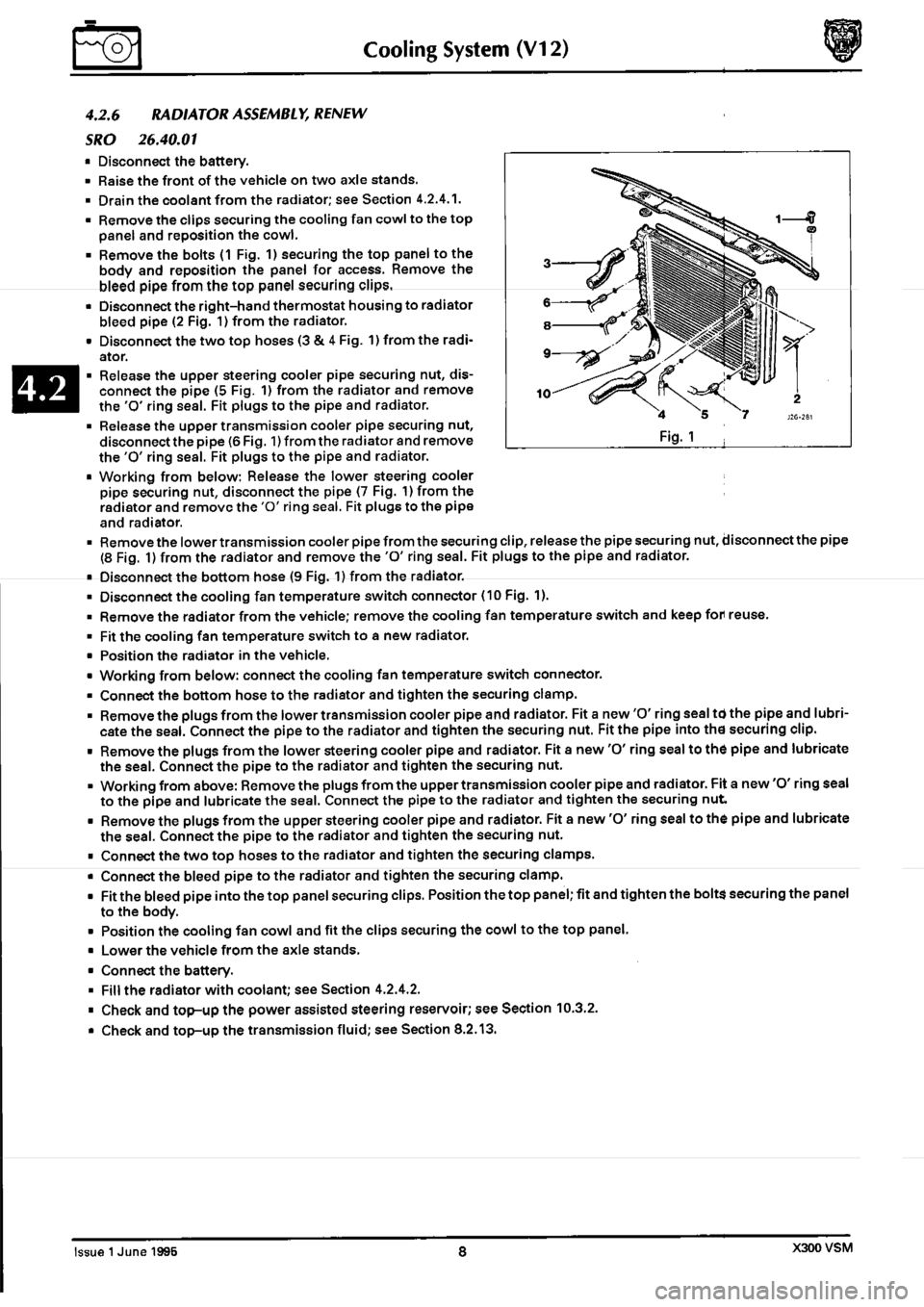 JAGUAR XJ6 1994 2.G Workshop Manual Second Edition 