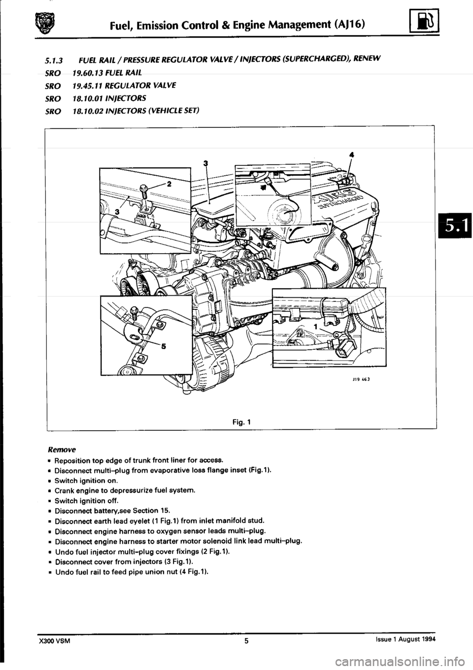 JAGUAR XJ6 1994 2.G Workshop Manual Second Edition 