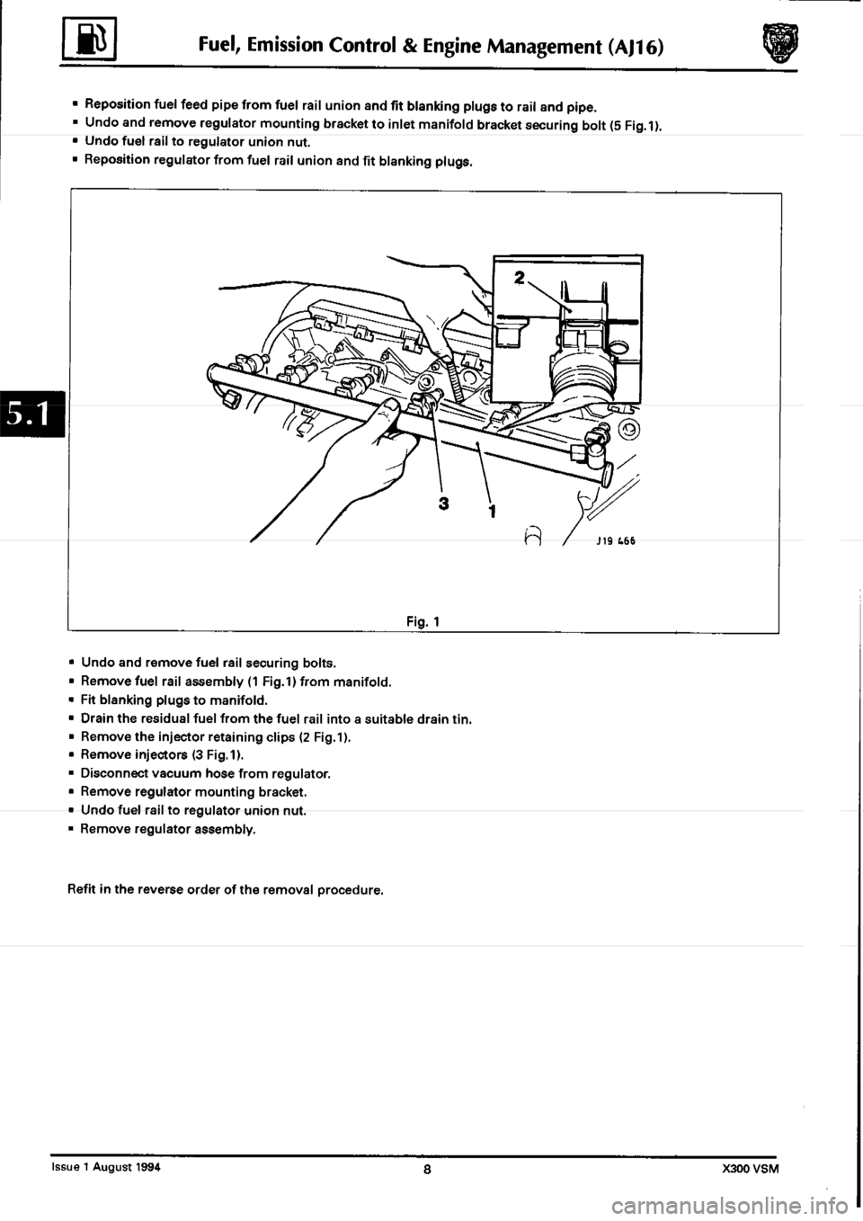 JAGUAR XJ6 1994 2.G Workshop Manual Second Edition 