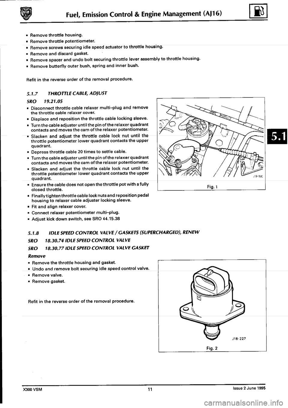 JAGUAR XJ6 1994 2.G Workshop Manual Second Edition 