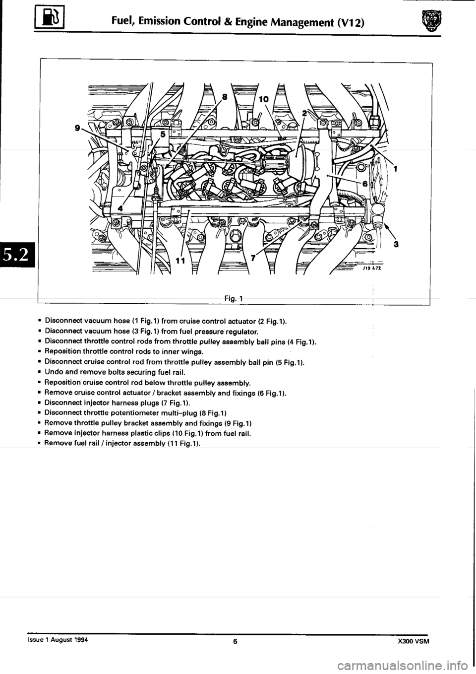 JAGUAR XJ6 1994 2.G Workshop Manual Second Edition 