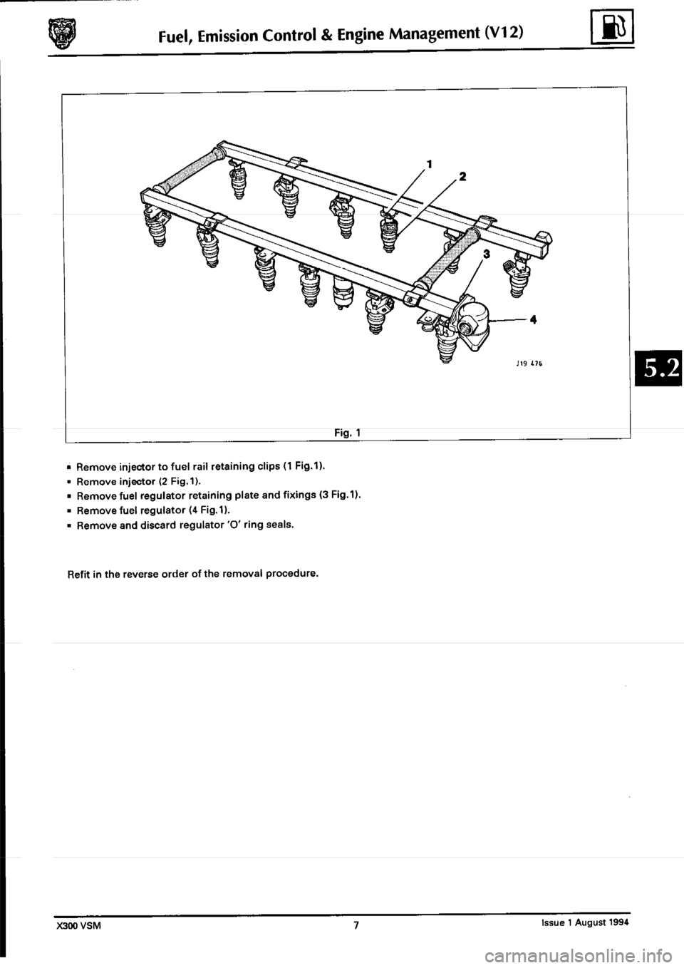 JAGUAR XJ6 1994 2.G Workshop Manual Second Edition 