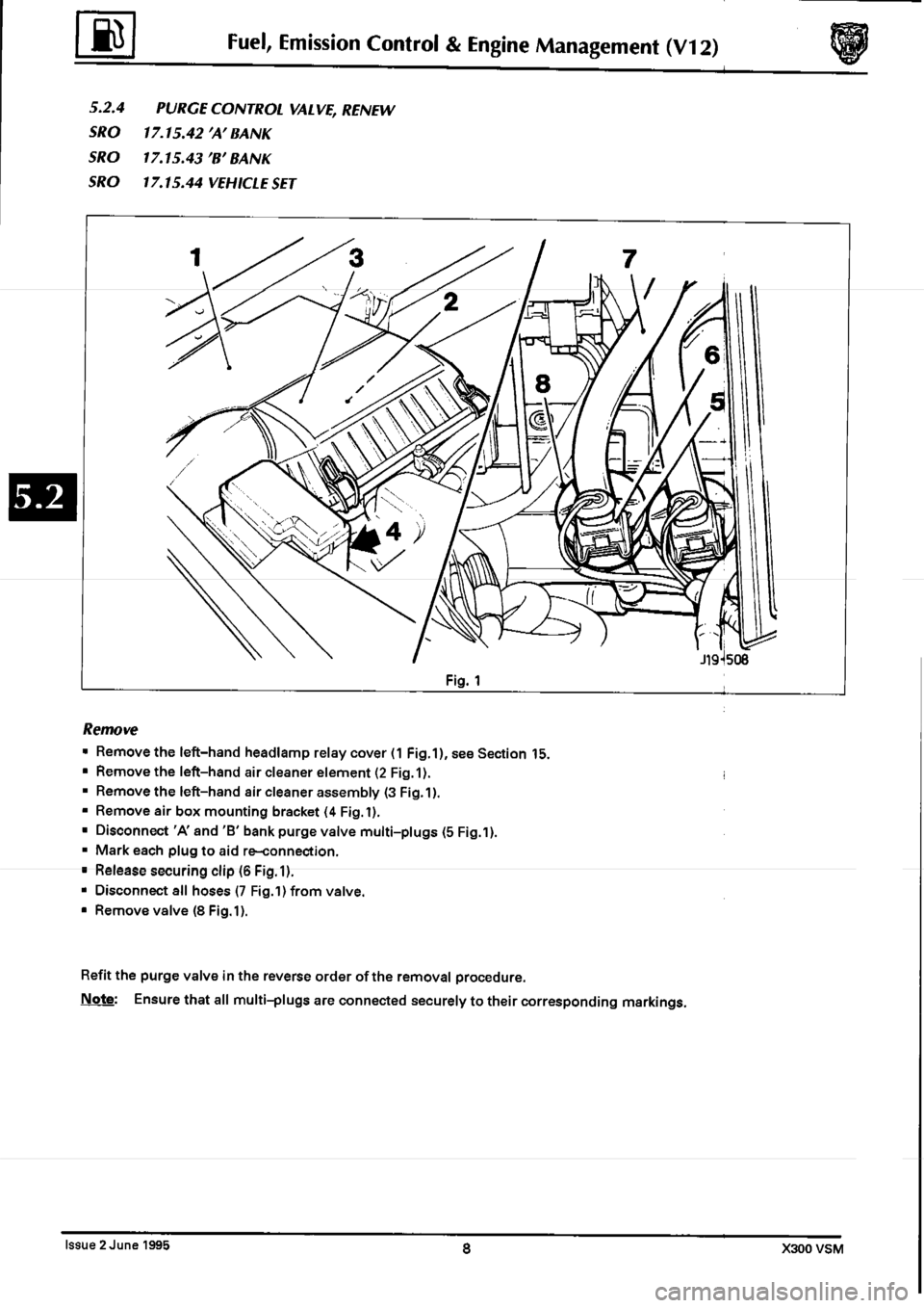 JAGUAR XJ6 1994 2.G Workshop Manual Second Edition 