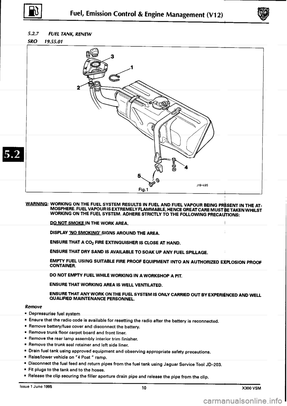 JAGUAR XJ6 1994 2.G Workshop Manual Second Edition 